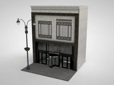 Building Facade 3D model