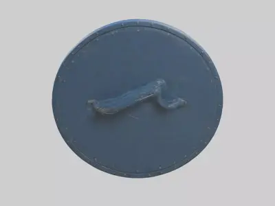 Cool Shield Model 1 Low-poly 3D model