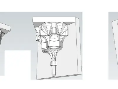 Muqarnas 2 of Sheikhee Abdulqader Efendi Mosque 3D model