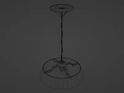 Modern light 3 3D model