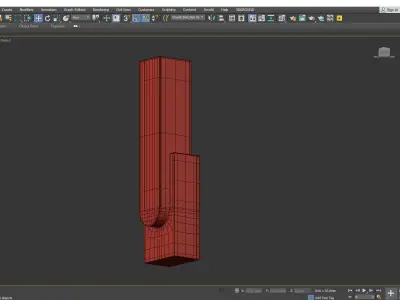 HOLLY HUNT Agatha LED Wall Sconce Low-poly 3D model