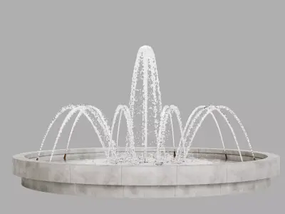 Modern Fountain  3D model