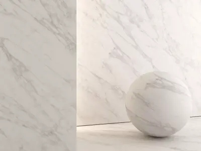 Marble Material and Porcelain Stoneware Tiles - Set 15 Texture