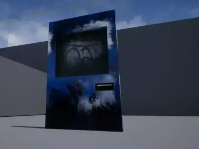 abandoned door 3D model