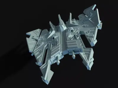HARBINGER CHAOS BOMBER 3D print model
