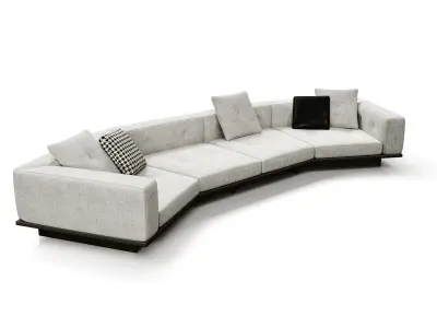 Dylan sofa by minotti 3D model