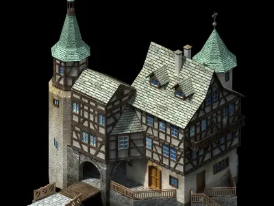 Heterogeneous - Architecture - Building 04 3D model