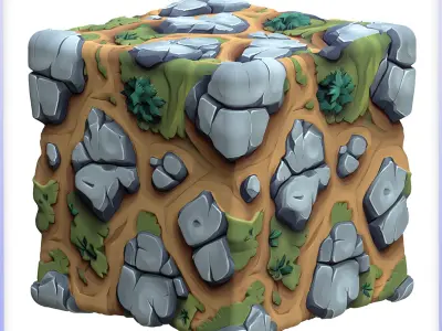 Stylized Ground Seamless Texture Texture 16