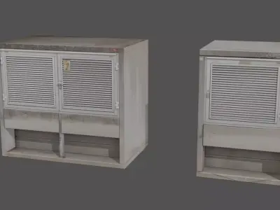 E10s Electrical Box 01 3D model