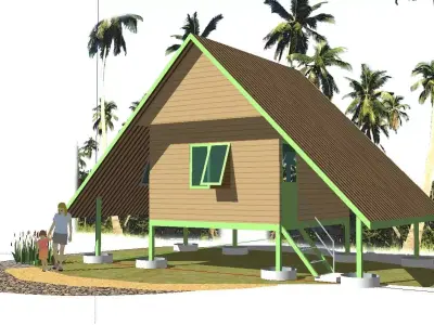 Creative Design-Holiday Cabin-0108 3D model