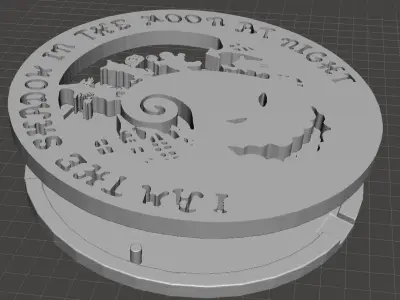 Oogie Boogie light 3D print model