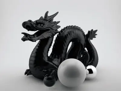 Studio Light Setup VRAY 3D model