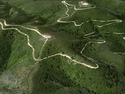 Tepusquet Peak 3D model