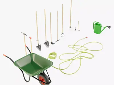 Garden Equipment 3D model