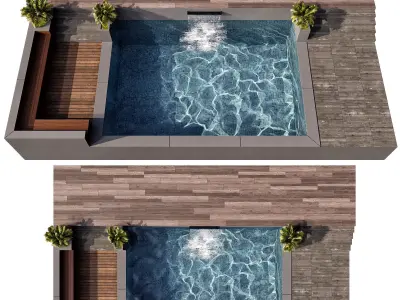 SWIMMING POOL NO67 A 3D model