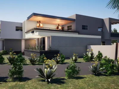 Four Bedroom House 3D model