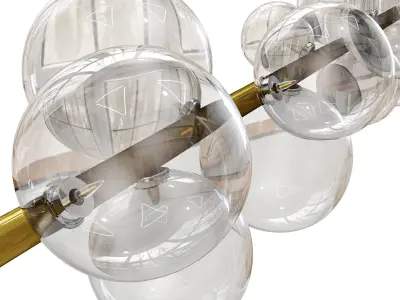roche bobois fleur de coton suspension 3D model