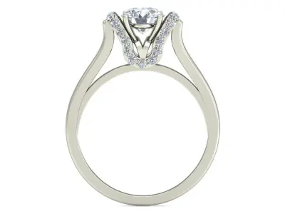 Women Ring  Render 3dm STL OBJ FBX Details 3D print model 82