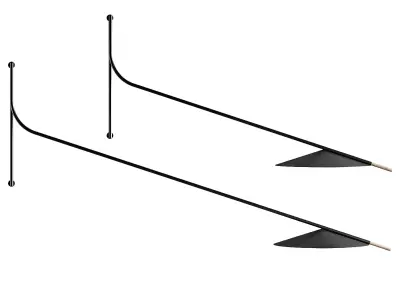 307 lighting fixtures 15 Glifo wall lamp by Penta 3D model