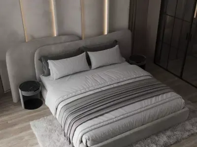 BEDROOM 01 3D model purchase