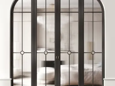 Art deco doors 4 3D model