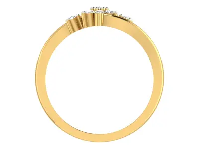 Women Ring  Render 3dm STL OBJ FBX Details 3D print model 266