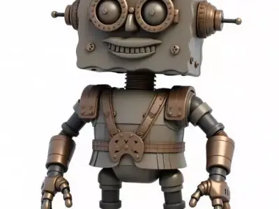 steampunk SpongeBob 3D print model