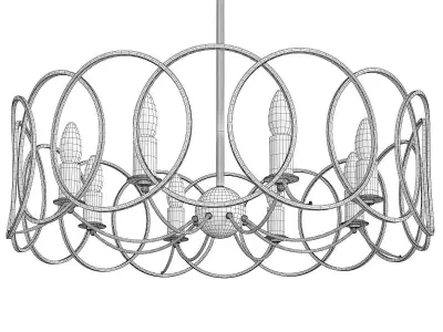 Jasira Chandelier Low-poly 3D model