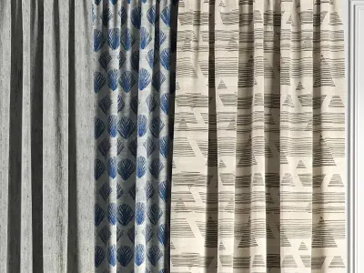 Curtain Set 59 3D model