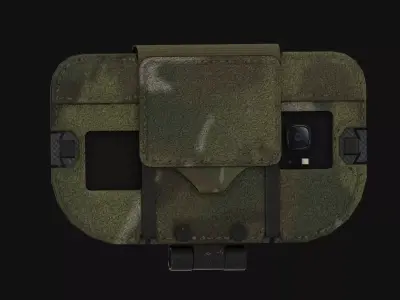 S And S FlipLite Chest Smartphone Mount Low-poly 3D model