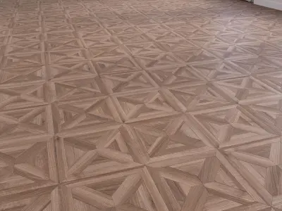 Parquet - Laminate - Wooden floor Low-poly 3D model 16