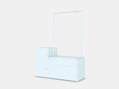 NORDLI Chest of 5 drawers 1 Low-poly 3D model