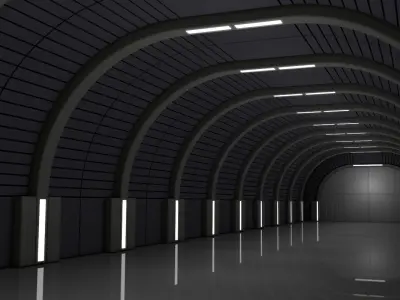 Underground Tunnel  3D model