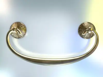 Furniture Handle 3d model Low-poly 3D model