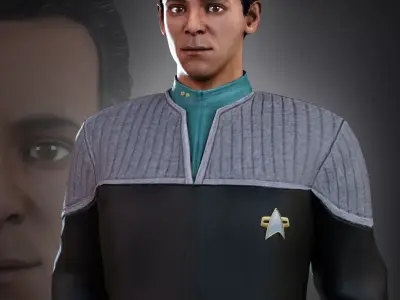 DS 9 Julian Bashir For G8M 3D model