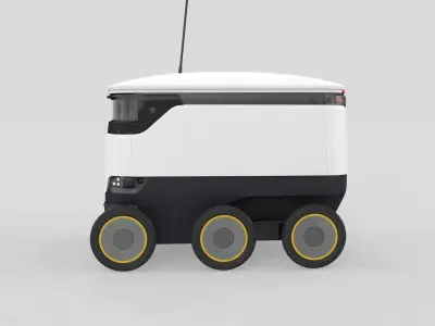 Delivery Robot Starship 3D model