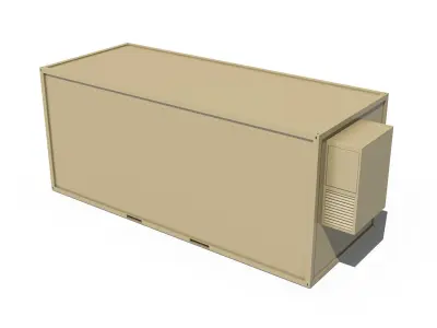 20ft Office Container Version 2 3D model