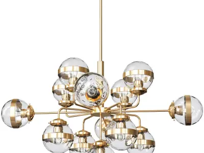 Greyson Chandelier 13 lamp 3D model