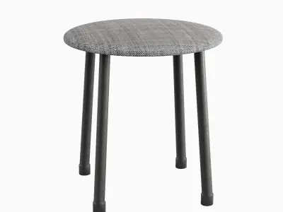Steel Stool C 04 3D model