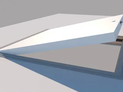 Access Panel or Loft Hatch Low-poly 3D model