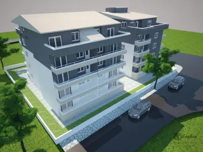 3d apartmen modeling  3D print model