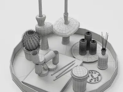 Decorative set 22 3D model order