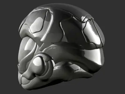 Sci Fi Helmet 3D print model