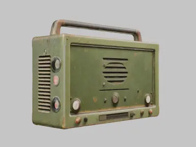 Sci-Fi Crate 3D Model Low-poly 3D model