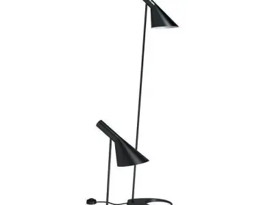 floor and table lamps 3D model