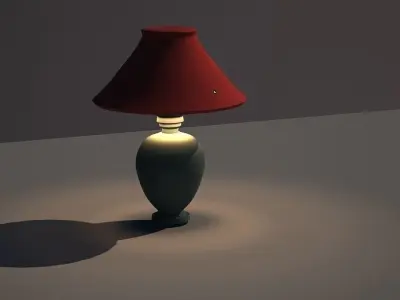 table lamp Free 3D model