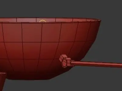 Untitled chandelier with four bowls 3D model