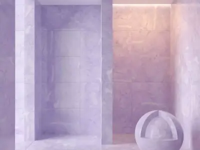Marble wall 84 3D model