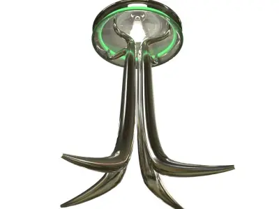 Alien UFO Desk Lamp Free 3D model
