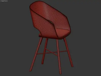 chair Luna 3D model